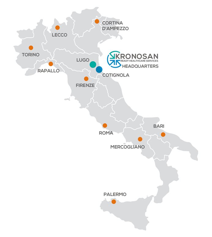 Sedi Kronosan in Italia